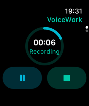 Grabación en Apple Watch